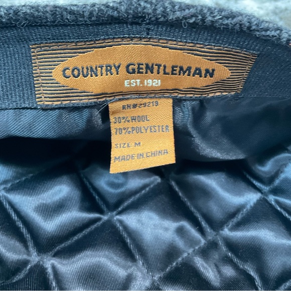 Country Gentleman wool blend newsboy cap cabby hat size Medium - Picture 5 of 6